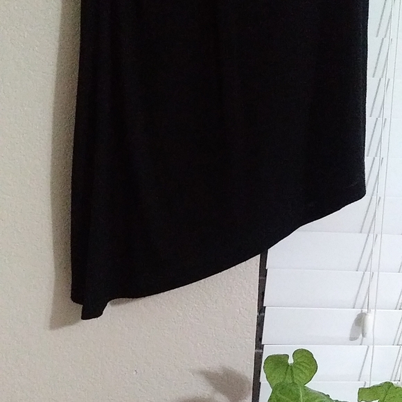 Allen B One Shoulder Black Blouse Size XS - Picture 5 of 17